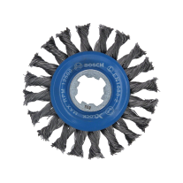 BOSCH 2608620731 Perie tip disc din sarma impletita cu X-LOCK, Heavy for Metal, 115x0.5 mm